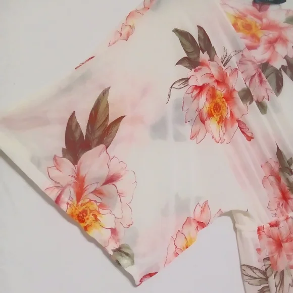 CURE KIMONO LONG FLORAL PRINT  | SIZE M - Picture 3 of 8